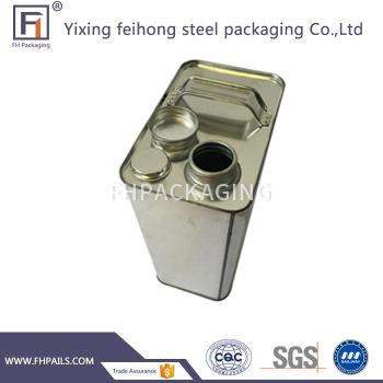 Rectangular Motor Oil Metal Can